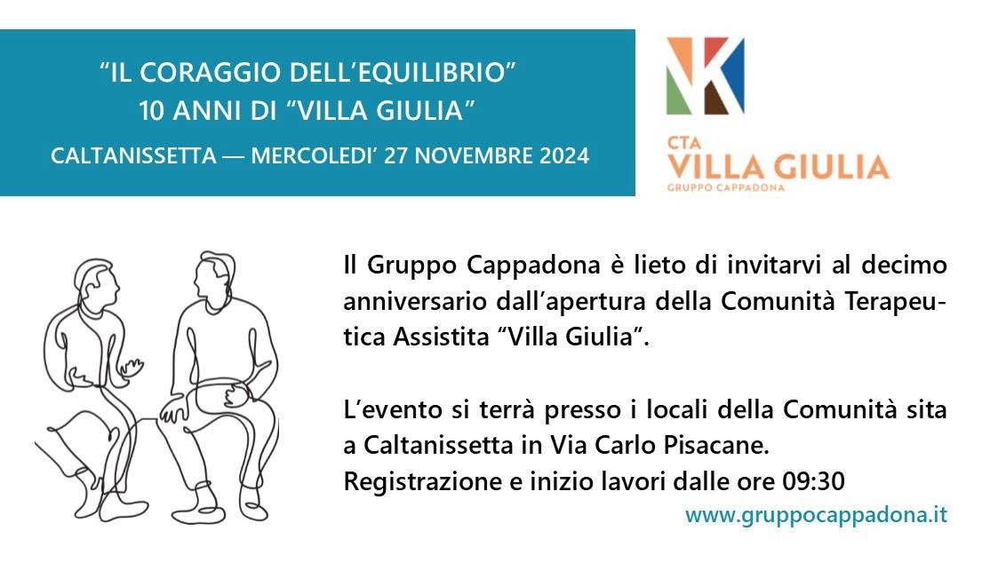 “The courage of balance”: the CTA Villa Giulia celebrates ten years of commitment and rebirth.